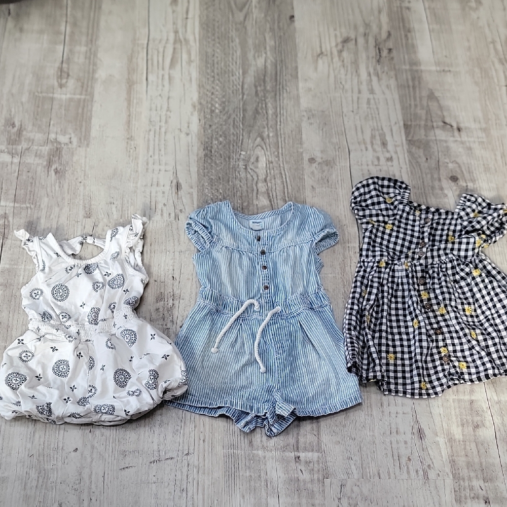 Baby Old Navy Romper and Dress Set